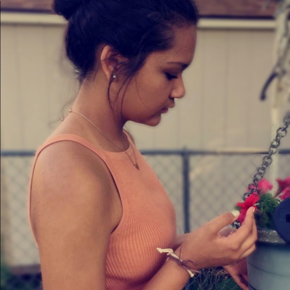 Forever 21 Desert Sand Orange Tank Top